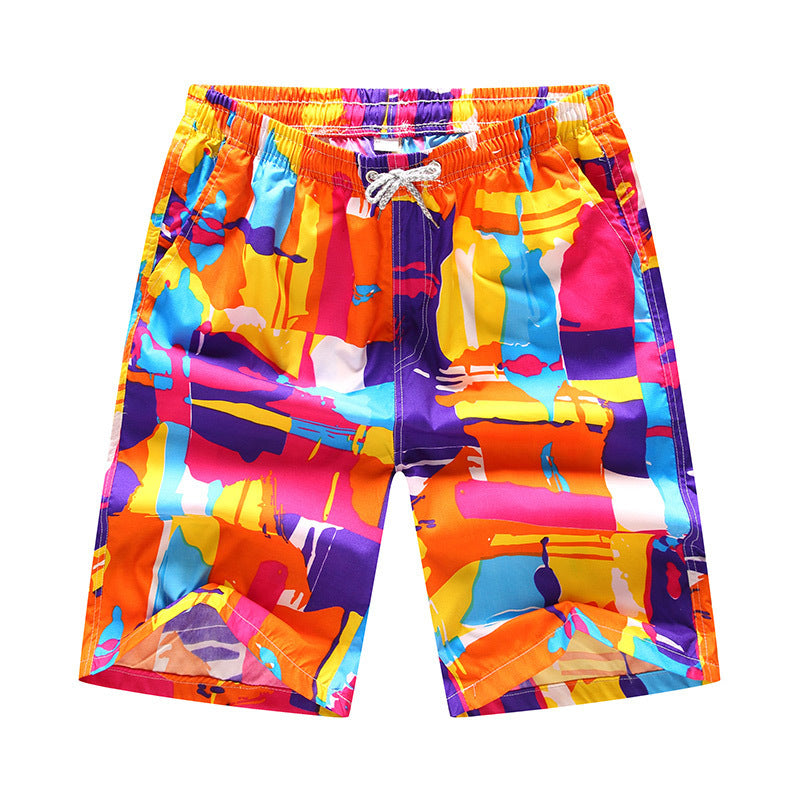 Nouveau short d'été décontracté ample imprimé grande taille style européen et américain pour la plage