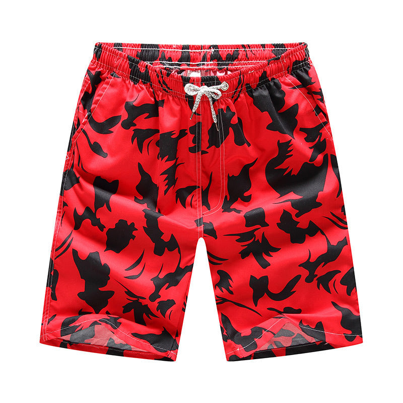 Nouveau short d'été décontracté ample imprimé grande taille style européen et américain pour la plage