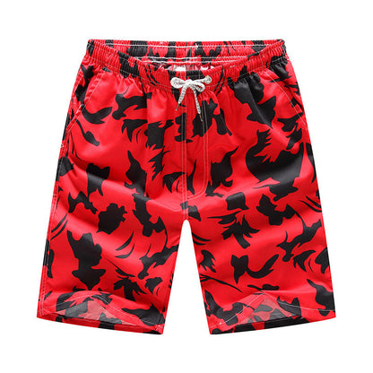 Nouveau short d'été décontracté ample imprimé grande taille style européen et américain pour la plage