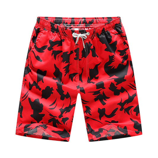 Nouveau short d'été décontracté ample imprimé grande taille style européen et américain pour la plage