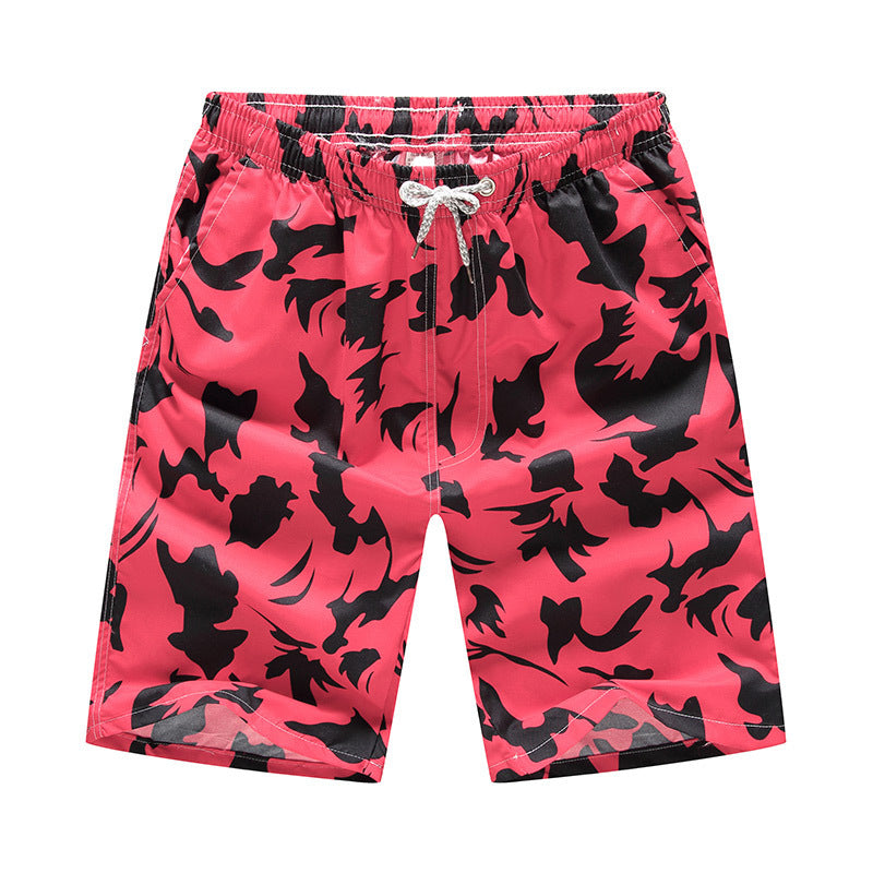 Nouveau short d'été décontracté ample imprimé grande taille style européen et américain pour la plage