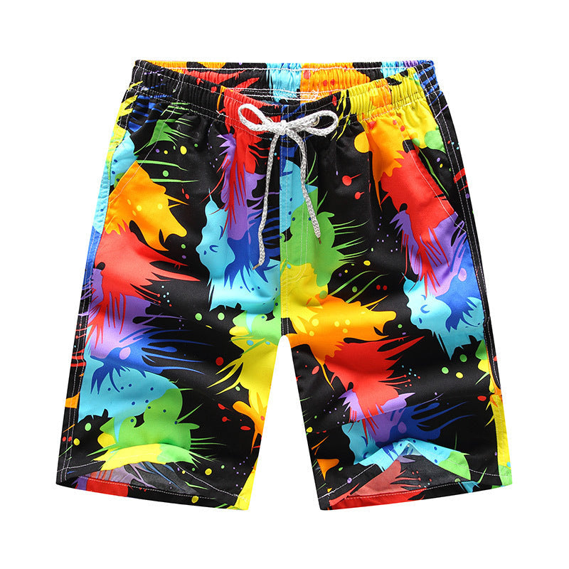 Nouveau short d'été décontracté ample imprimé grande taille style européen et américain pour la plage