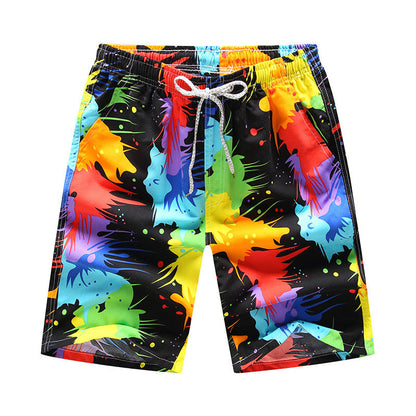 Nouveau short d'été décontracté ample imprimé grande taille style européen et américain pour la plage