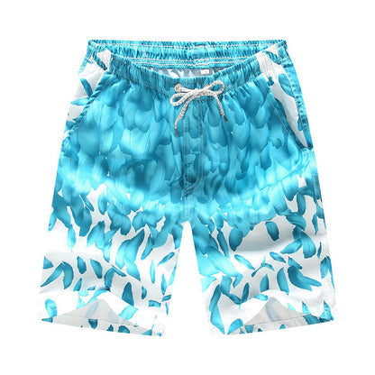 Nouveau short d'été décontracté ample imprimé grande taille style européen et américain pour la plage
