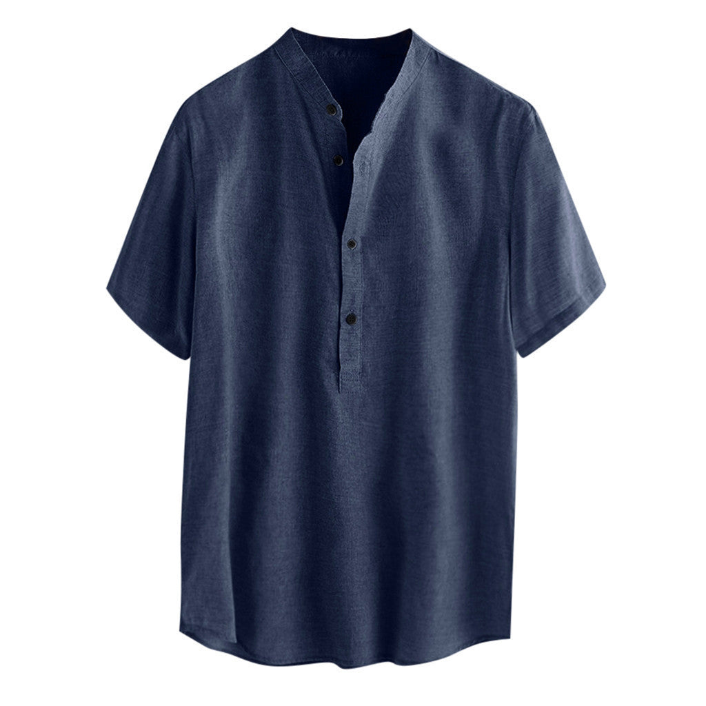 Cotton Linen half sleeve Shirts