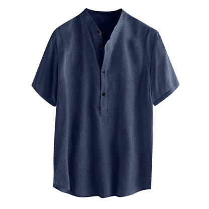 Cotton Linen half sleeve Shirts