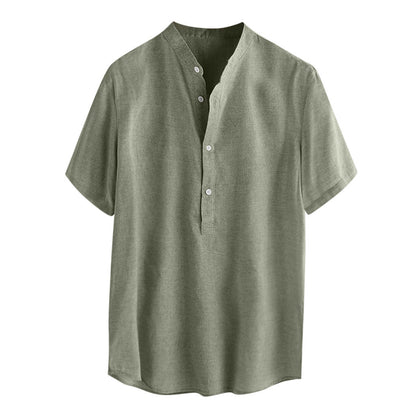 Cotton Linen half sleeve Shirts