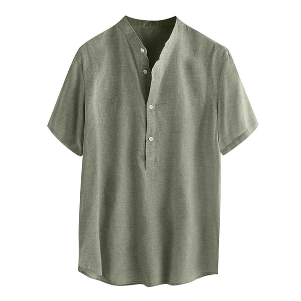 Cotton Linen half sleeve Shirts