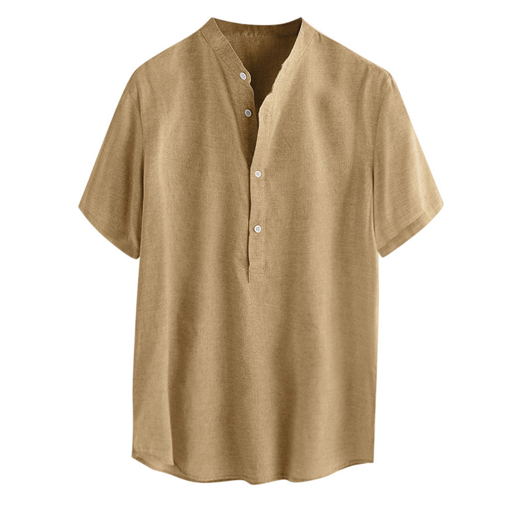 Cotton Linen half sleeve Shirts