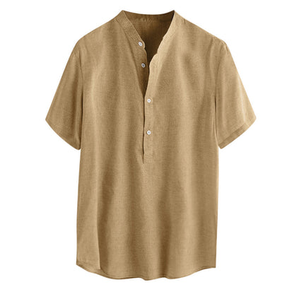 Cotton Linen half sleeve Shirts