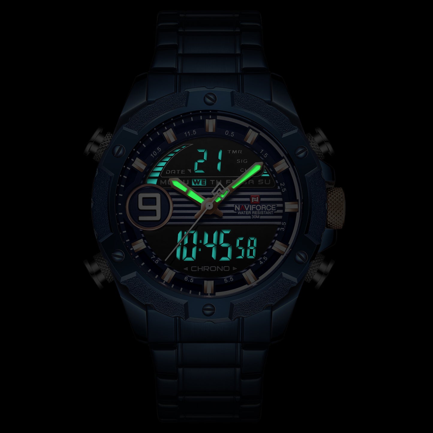 NAVIFORCE Lingxiang Steel Band Watch