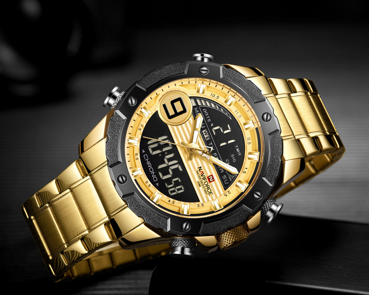 NAVIFORCE Lingxiang Steel Band Watch