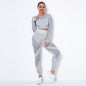 Seamless Knitted Absorbent Yoga Long-Sleeved Suit Yoga Wear suit