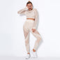 Seamless Knitted Absorbent Yoga Long-Sleeved Suit Yoga Wear suit