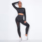 Seamless Knitted Absorbent Yoga Long-Sleeved Suit Yoga Wear suit