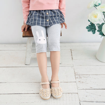 New Children'S 7-Point Pants Baby Stretch Pants