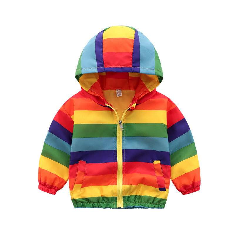 Zipper Hooded Jacket For Kids