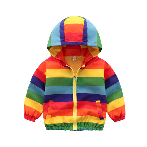 Zipper Hooded Jacket For Kids