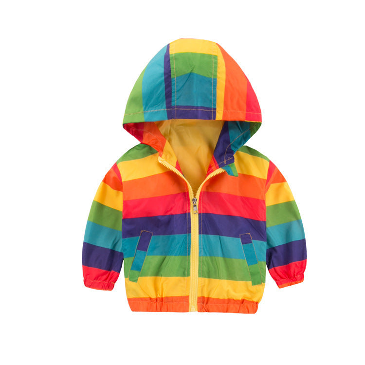 Zipper Hooded Jacket For Kids