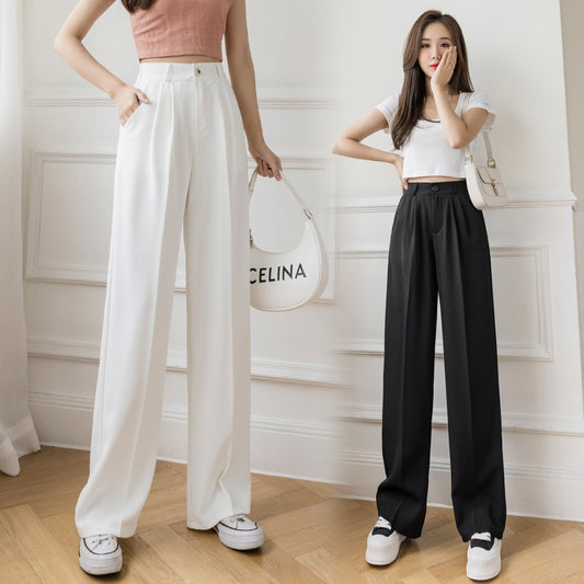 Women's High Waist Drape pants