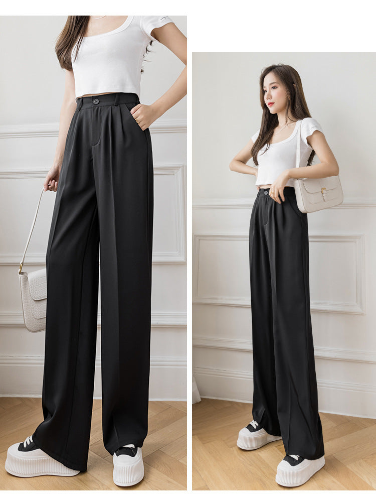 Women's High Waist Drape pants