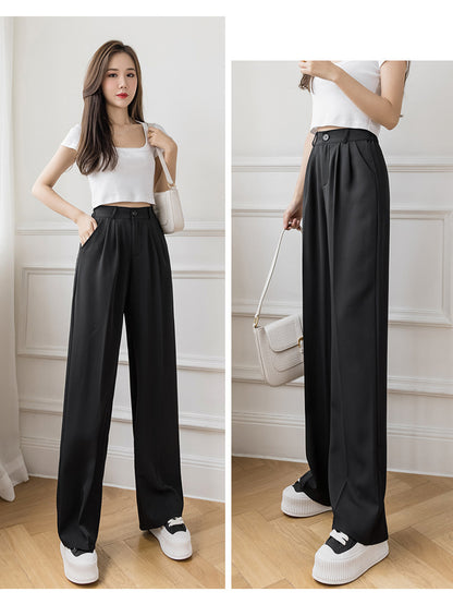Women's High Waist Drape pants