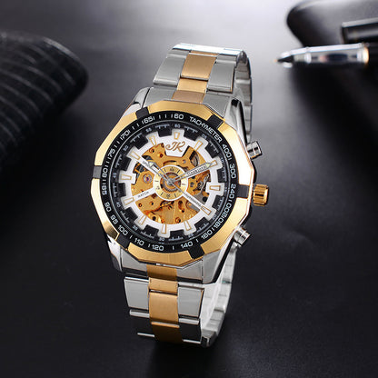 Mens Mechanical Watch Steel Band