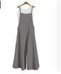 Simple suspender jumpsuit