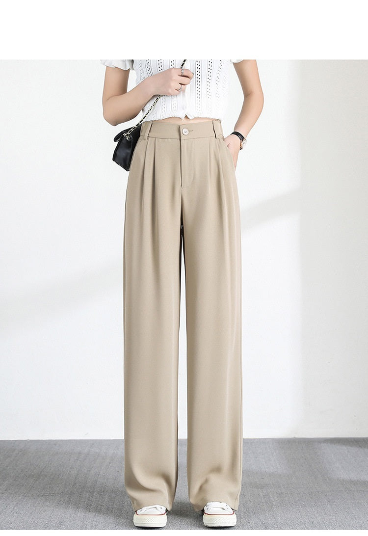 Women's High Waist Drape pants