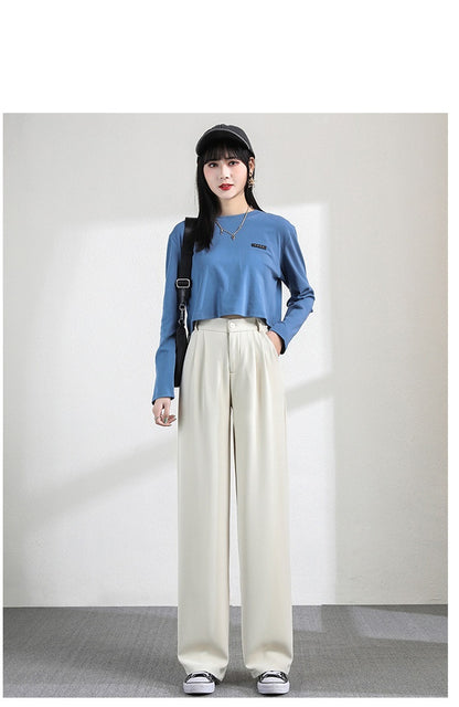 Women's High Waist Drape pants