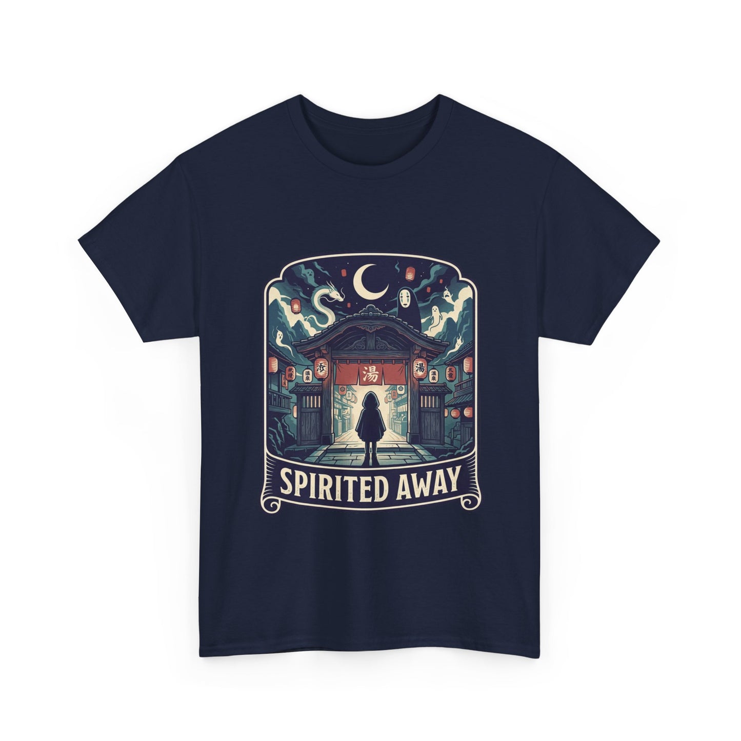 Sprited away print Unisex Heavy Cotton Tee