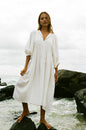 Lantern Sleeve Wind Dress