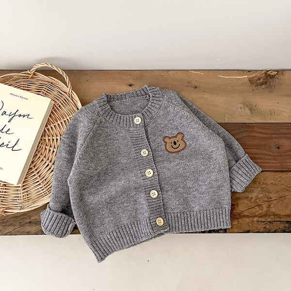 Babies Long Sleeve Knitted Cardigan