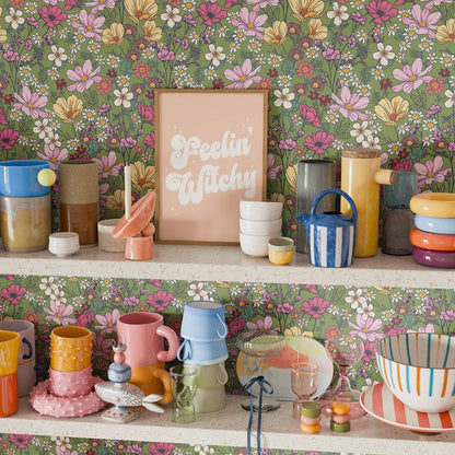 FEELIN' WITCHY PEACH PRINT