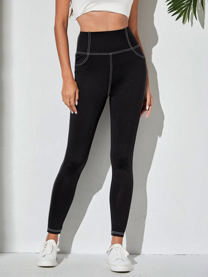Legging large bande EZwear à surpiqûres