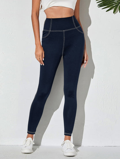 Legging large bande EZwear à surpiqûres