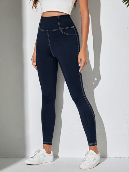 Legging large bande EZwear à surpiqûres
