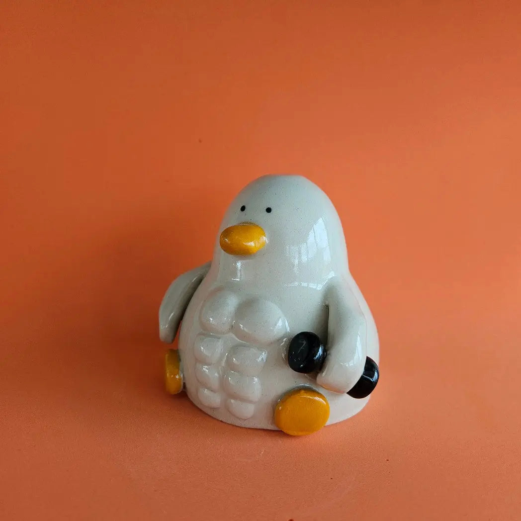 Russell avec des Muscles (Canard de Gym)
