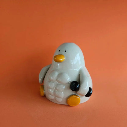 Russell avec des Muscles (Canard de Gym)