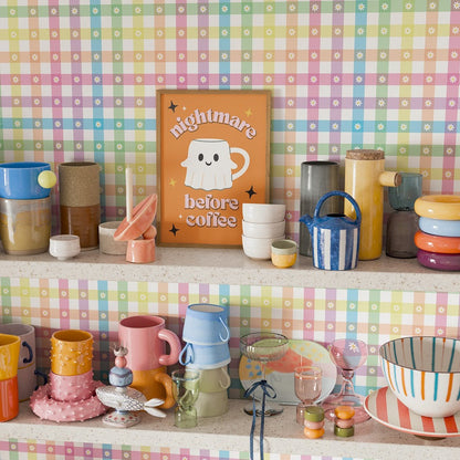 NIGHTMARE BEFORE COFFEE ORANGE PRINT