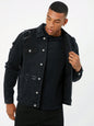 Manfinity EMRG Homme Veste en Jean en Coton Déchiré à Rabat