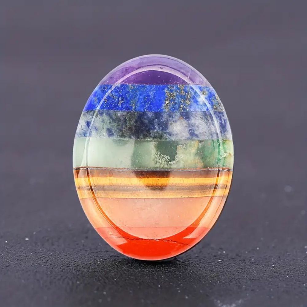 Thumb Worry Stones - Quartz Healing Crystal