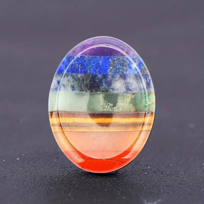 Thumb Worry Stones - Quartz Healing Crystal
