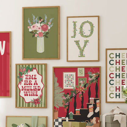 DAHLIA SAGE BUNCH PRINT