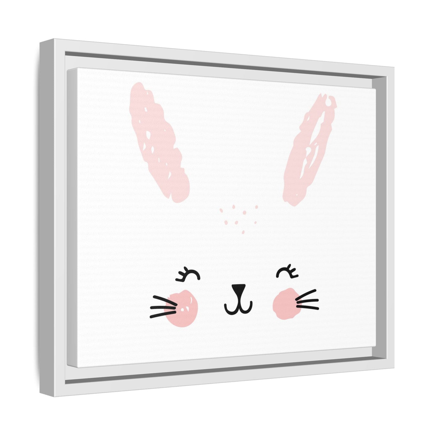Cute Bunny Canvas Wall Art