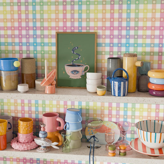 TEA LEAVES EVIL EYE PRINT