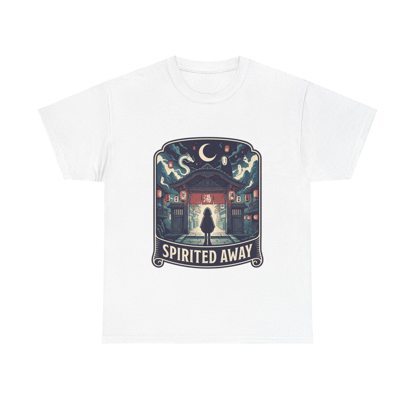 Sprited away print Unisex Heavy Cotton Tee