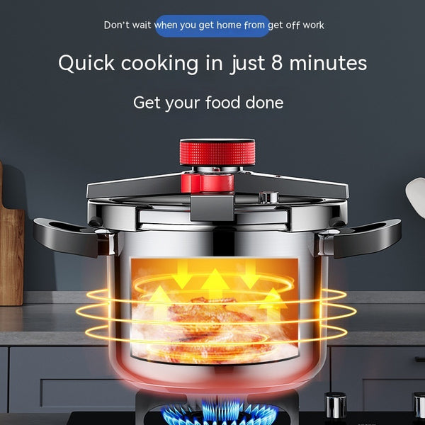 Stainless Steel Pressure Cooker 6L