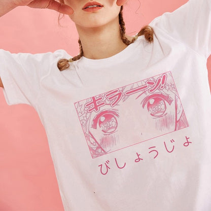 Cartoon fashion print T-shirt