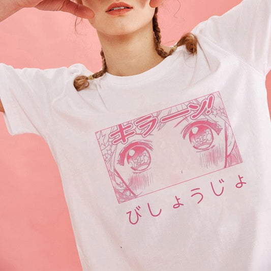 Cartoon fashion print T-shirt